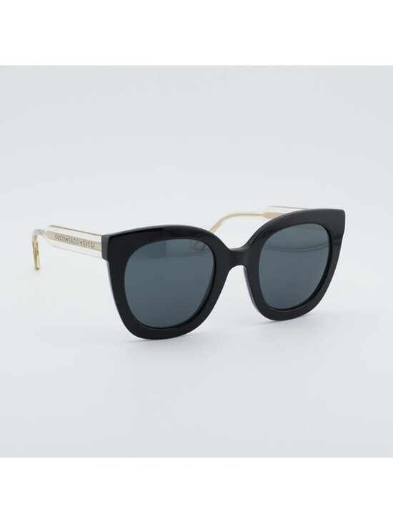 Gucci GG0564S 001 Women Sunglasses Black Cat Eye Frame, Grey Lenses main image 11